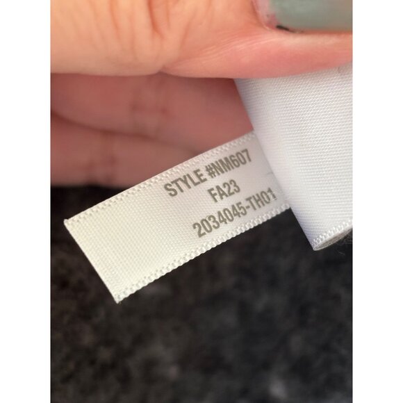 Madewell Jill Stripe Rugby Polo Top XXS Wool-Blend Gray Blue - Picture 8 of 11